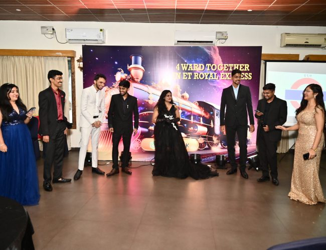 Elevate 2025 performing their skit at ET's Fourth Year Anniversary