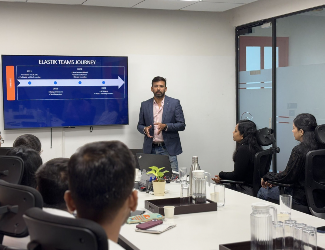 Director Nikhil at Elevate 2025 Induction Programme