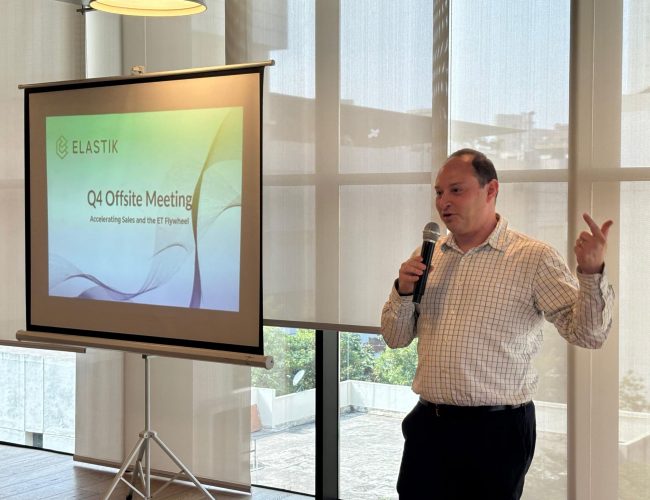 Co-founder Ben at Q4 Offsite Meeting